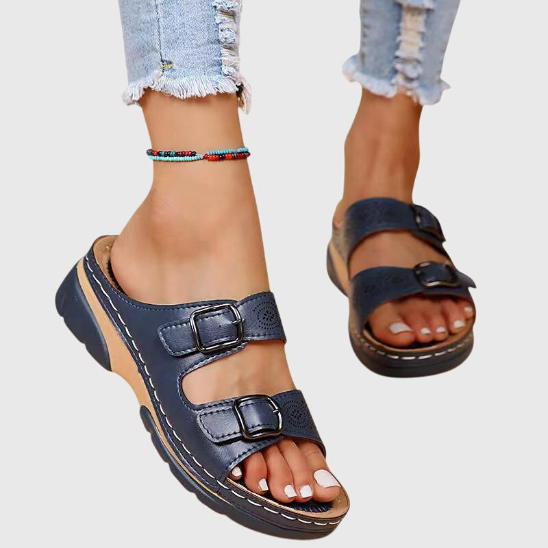Diora™ | Orthopaedic Leather Sandals