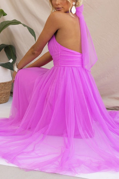 Claudia™ - Casual Mesh Open Back Dress