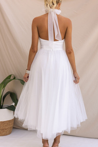 Claudia™ - Casual Mesh Open Back Dress