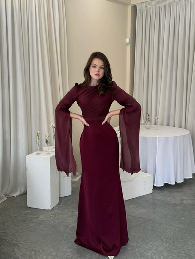 Viviana™ - Elegant Dress with Batwing Sleeves