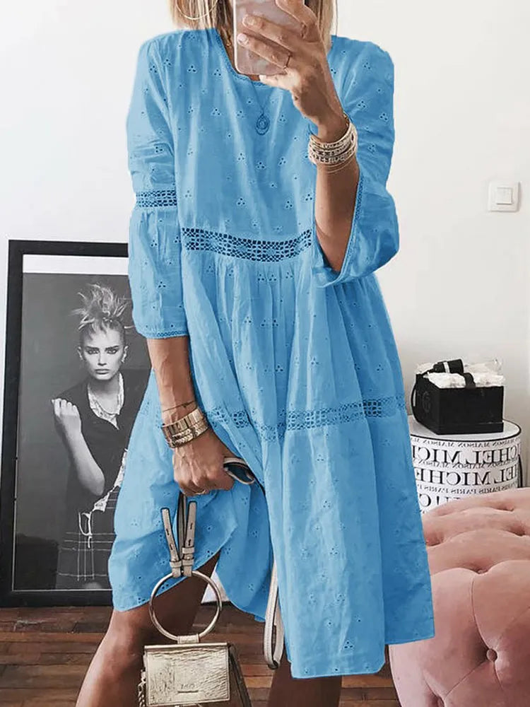 Isabelle™ - Elegant Embroidered Dress
