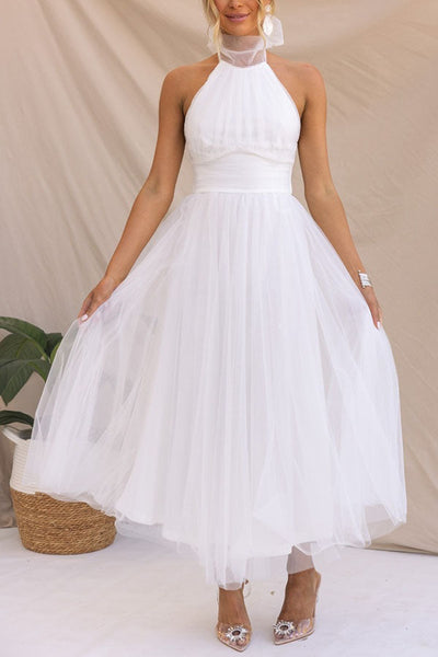 Claudia™ - Casual Mesh Open Back Dress