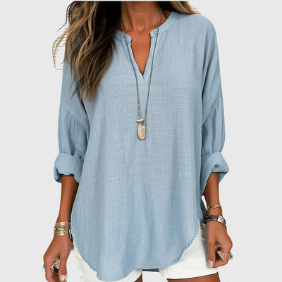 Lenara™ | Flowing Elegant Beach Shirt