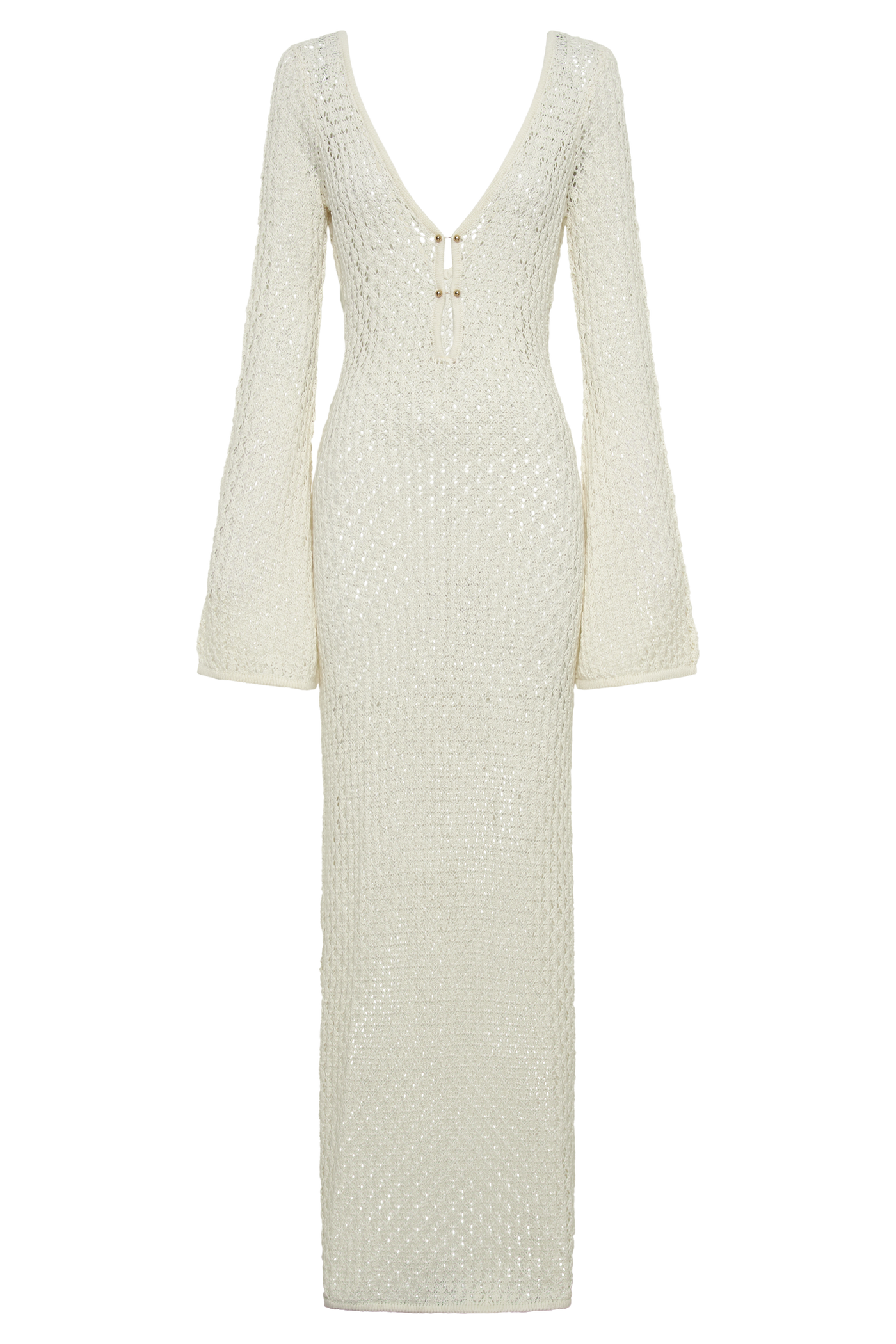 Hanna™ - White Long Knitted Throw