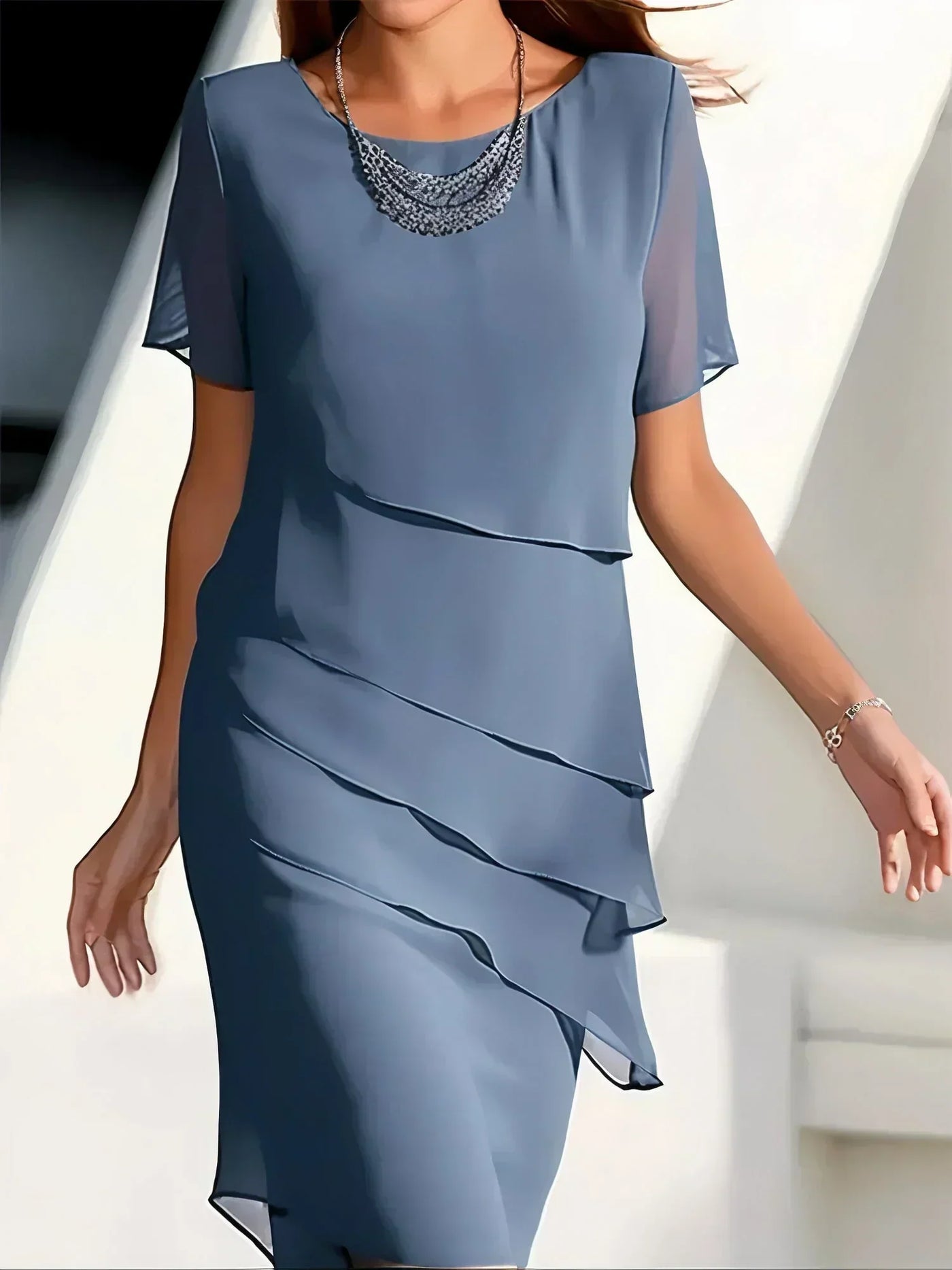 Marlene™ - Elegant Shift Dress