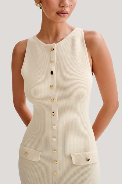 Zarah™ - Elegant Dress with O-Neck