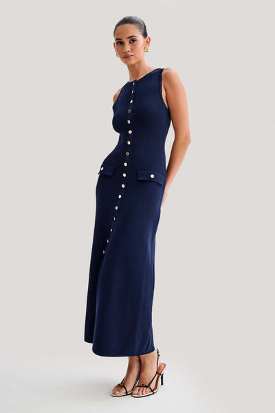 Zarah™ - Elegant Dress with O-Neck