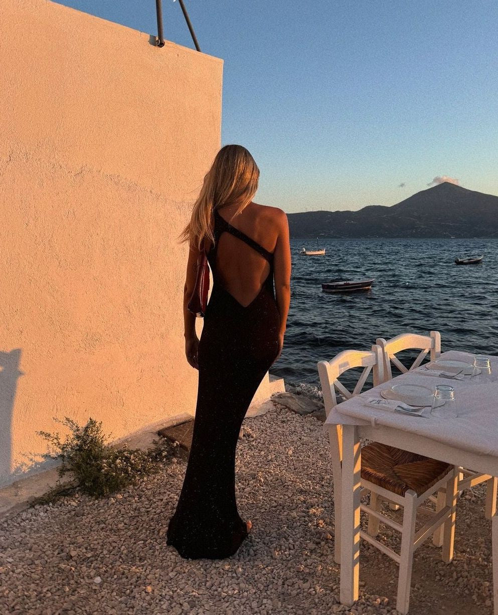Isabeau™ - Glitter Maxi Dress