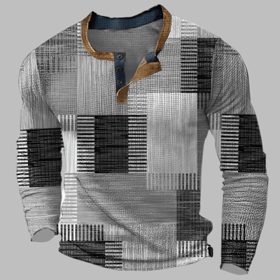 Antoine Colourblock Henley Shirt