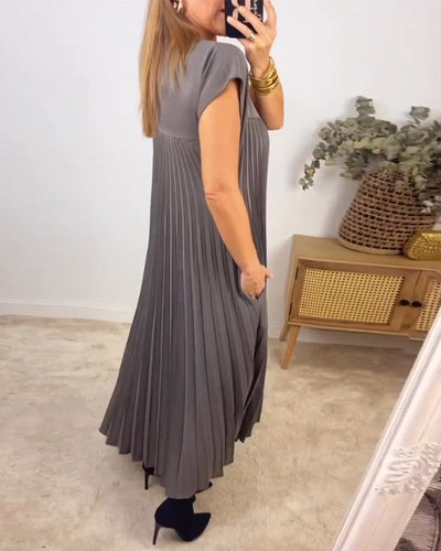 Natalia™ - Sleeveless Pleated Dress