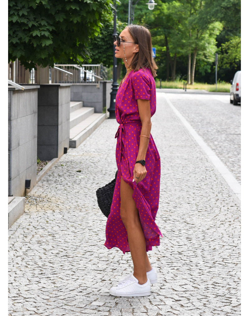 Michelle™ - Stylish Dress with V-Neck