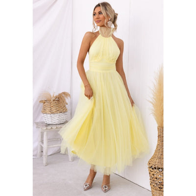 Claudia™ - Casual Mesh Open Back Dress