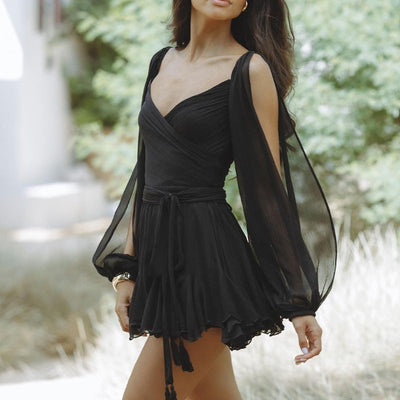 Celina™ - Sexy Hollowed-Out Mini Dress