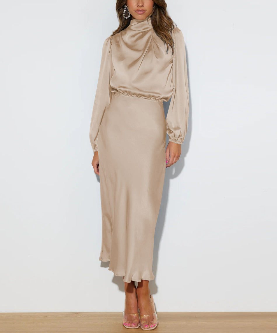 Joanna™ - Long Satin Dress
