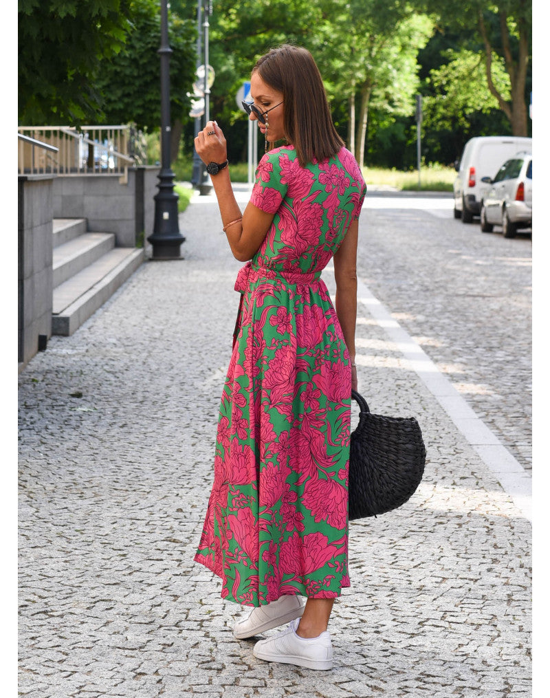 Michelle™ - Stylish Dress with V-Neck