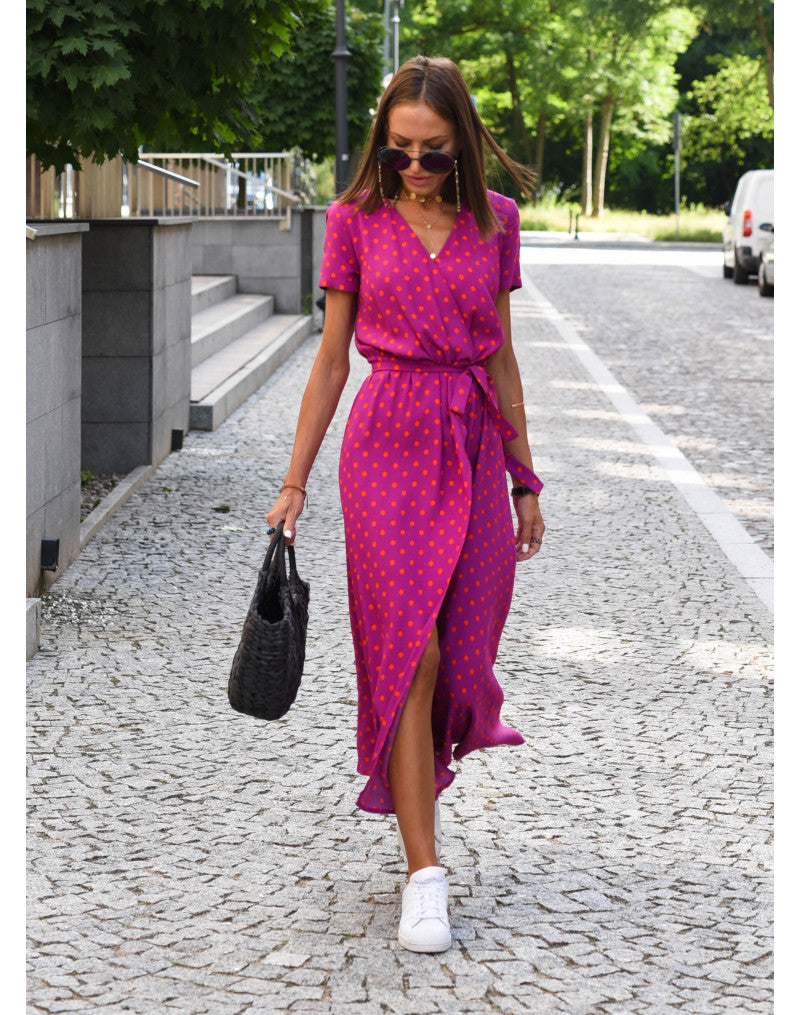Michelle™ - Stylish Dress with V-Neck