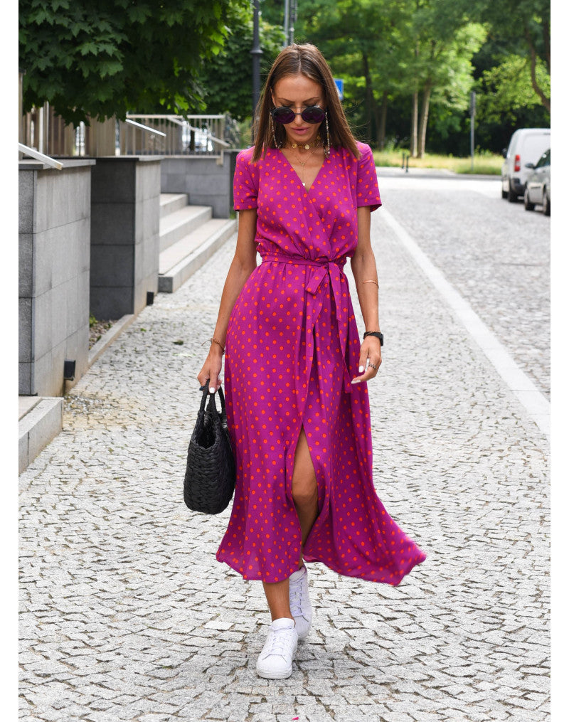 Michelle™ - Stylish Dress with V-Neck