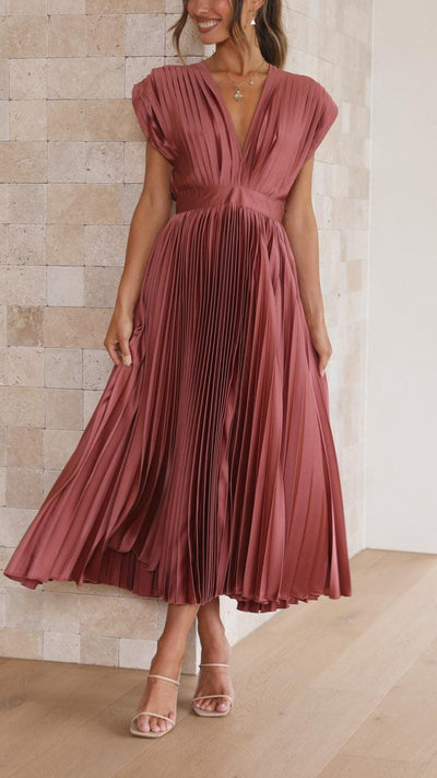 Seraphina™ - Elegant Party Dresses with Deep V-Neck