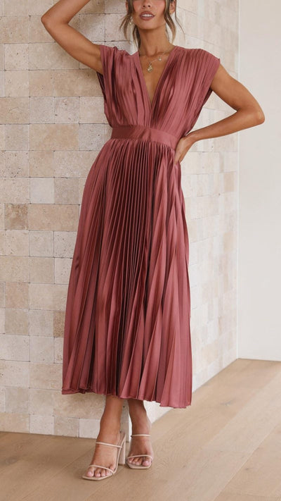 Seraphina™ - Elegant Party Dresses with Deep V-Neck