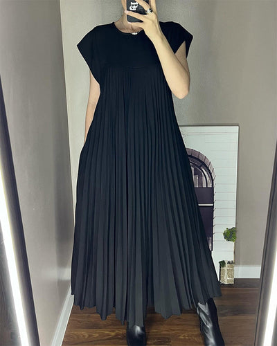 Natalia™ - Sleeveless Pleated Dress