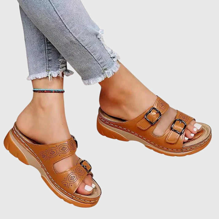 Diora™ | Orthopaedic Leather Sandals