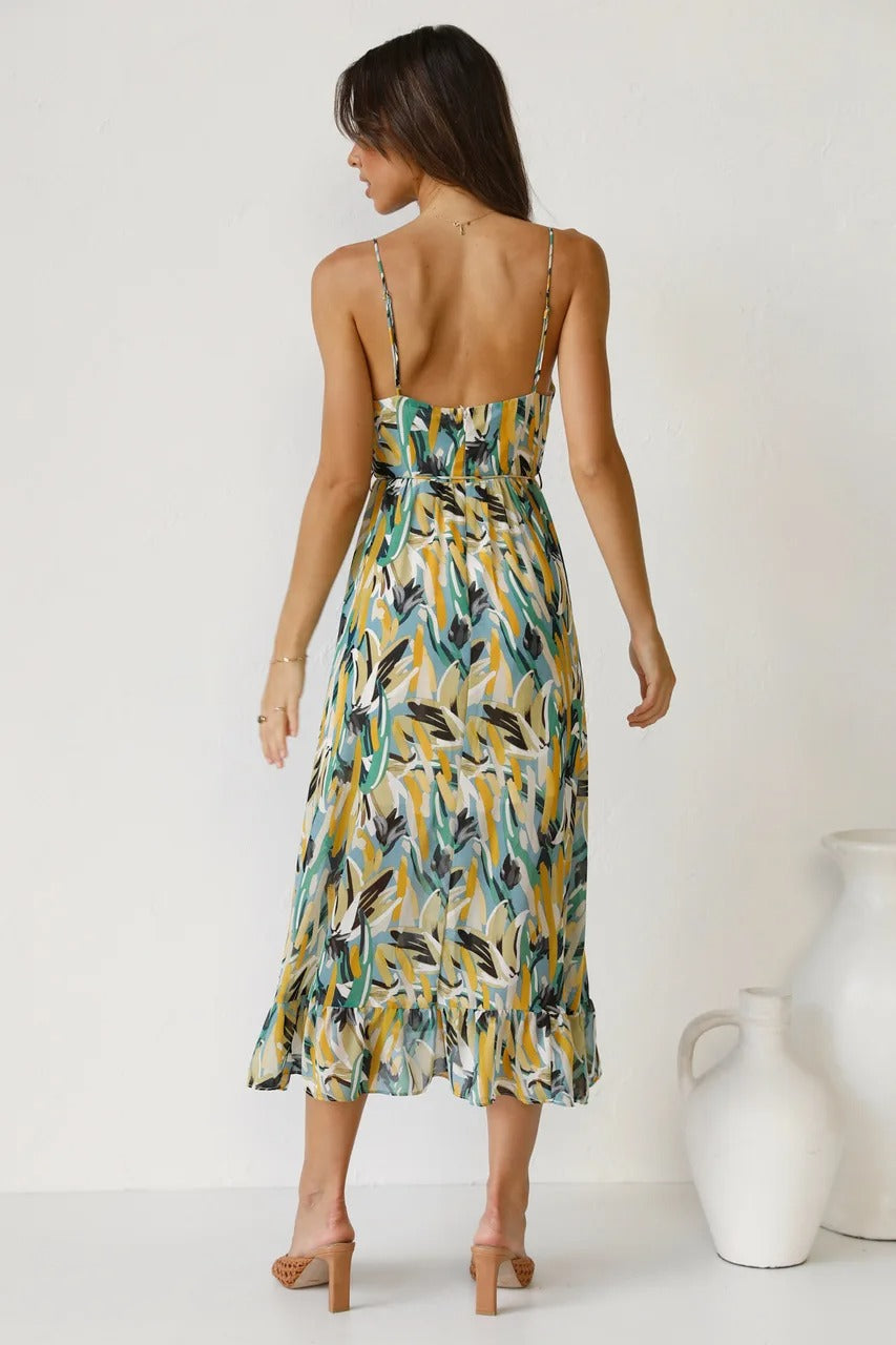 Selene™ - Boho Beach Dress with Straps