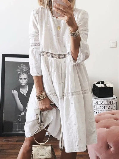 Isabelle™ - Elegant Embroidered Dress