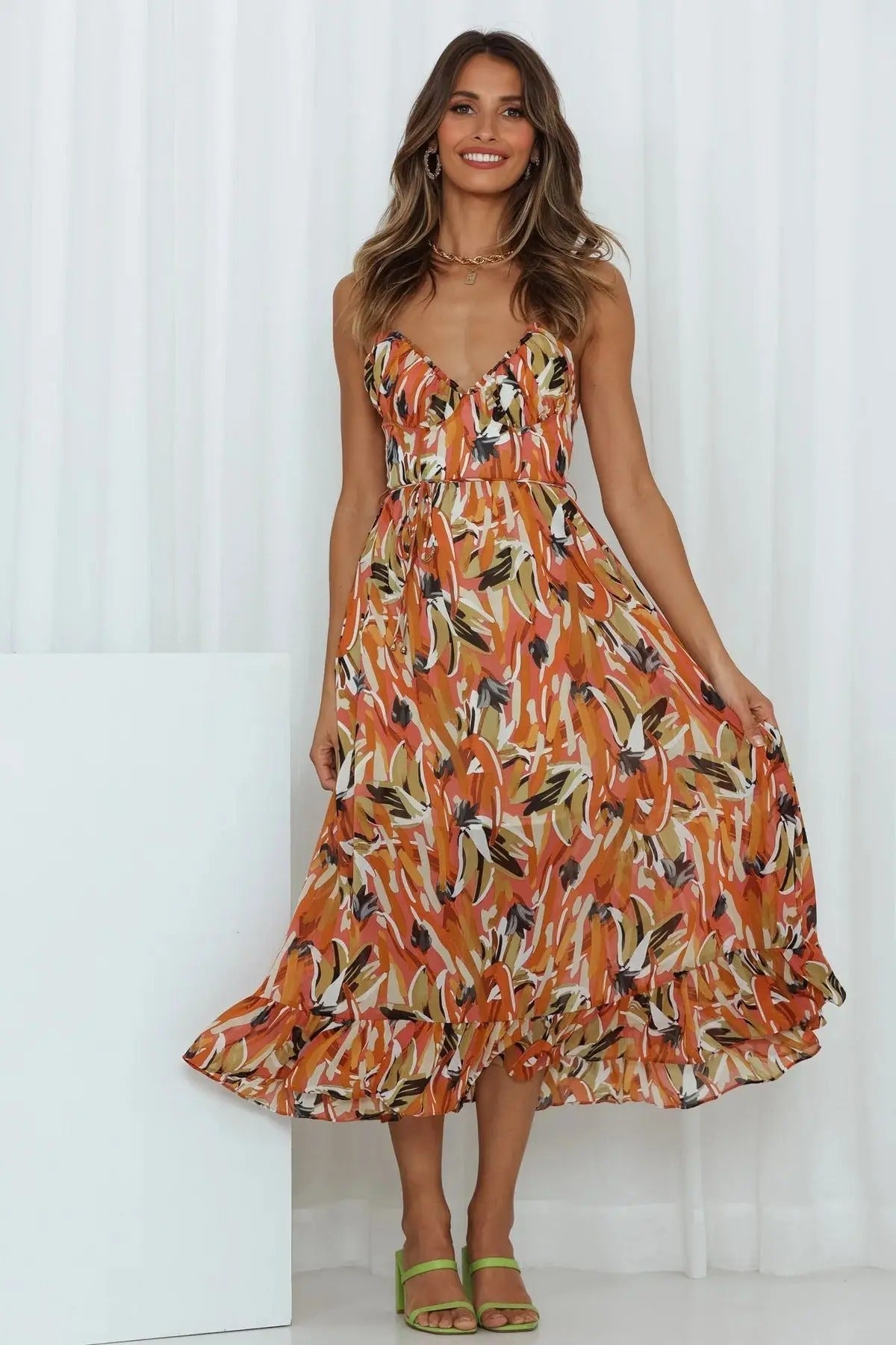 Selene™ - Boho Beach Dress with Straps