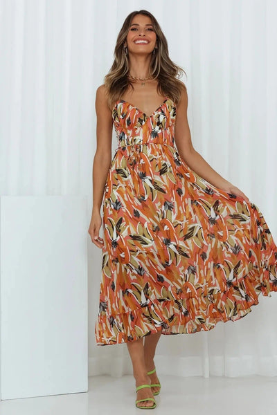 Selene™ - Boho Beach Dress with Straps