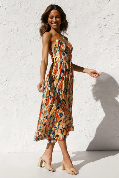 Selene™ - Boho Beach Dress with Straps