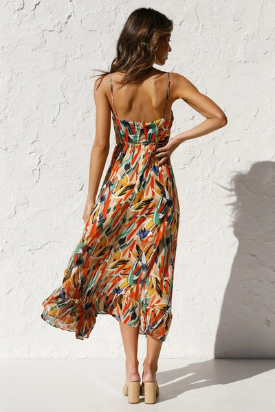 Selene™ - Boho Beach Dress with Straps