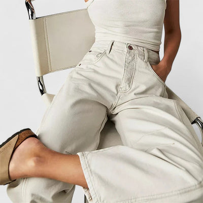 Rain | Comfortable Wide-Leg Trousers