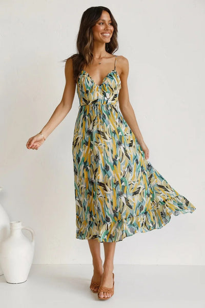 Selene™ - Boho Beach Dress with Straps