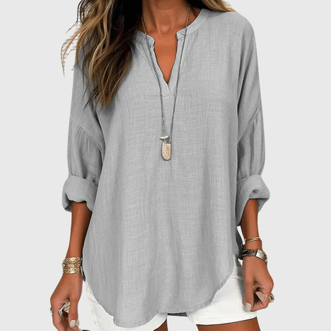 Lenara™ | Flowing Elegant Beach Shirt