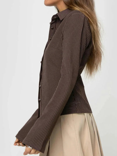 Veronica™ – Retro-style button-front top